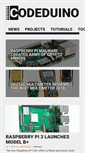 Mobile Screenshot of codeduino.com